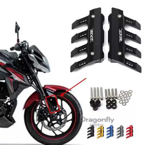 For Haojue Suzuki DR160 DR160S DR300 TWin Motorcycle Mudguard Front Fork Protector Guard Block Front Fender Slider Accessories