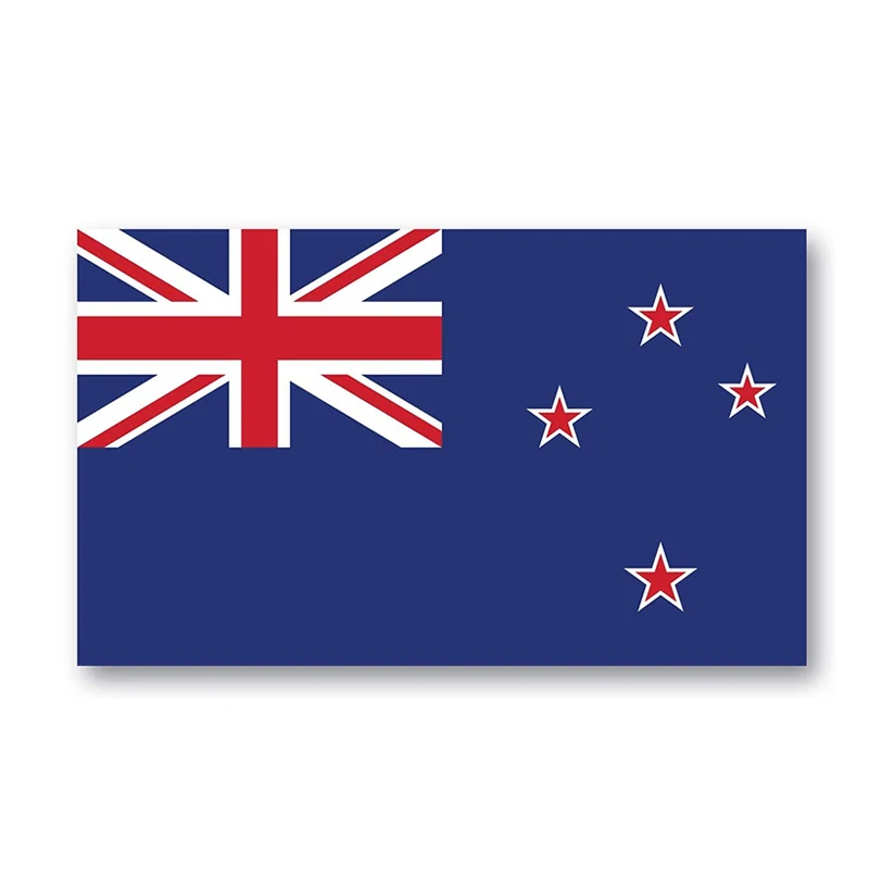 New Zealand Flag Bumper Stickers 3 Packs of Durable Waterproof Material,motorcycle Helmet Trunk Truck Vinyl Decals