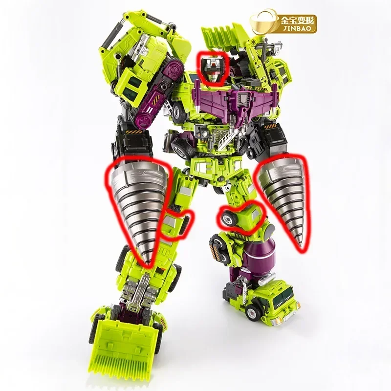 Transformatie Jinbao Devastator Upgrade Kits Figuur Speelgoed voor JINBAO Transformatie Oversize Constructie Jinbao Devastator
