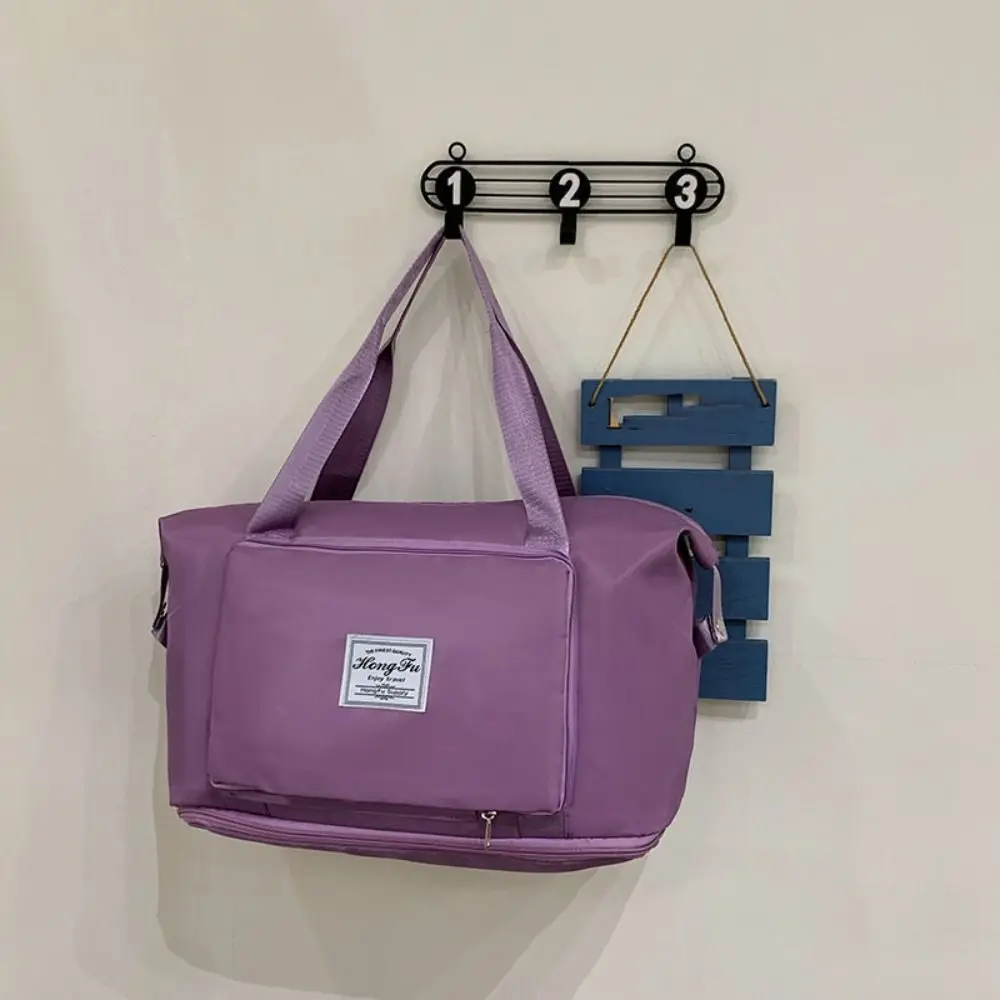 أكسفورد حمل على حقيبة سفر فصل الرطب الجاف طوي حقائب اللياقة البدنية الرياضية سعة كبيرة تخزين مقاوم للماء حقيبة يد في الهواء الطلق #3