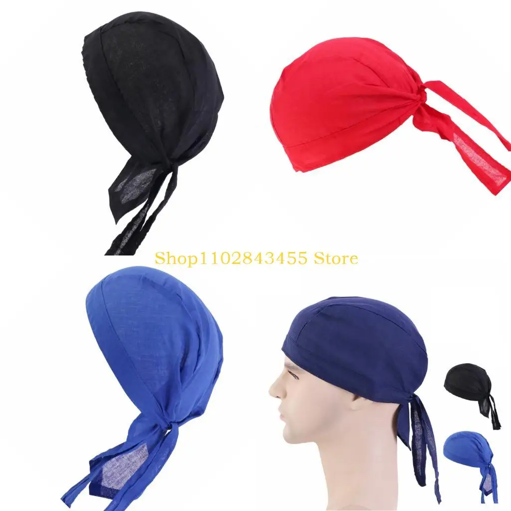 

49mc Unisex Cooking Sweat Sweating kerchief hat регулируемая наголочка для бретельских поваров для Baker Chefs Home Kitchen