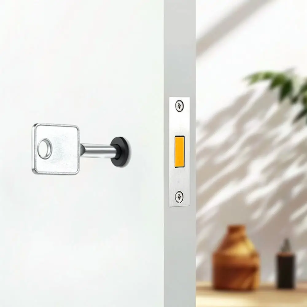 Concealed Emergency Lock Set For Hidden Doors Cabinet Distribution Box Key Operated Invisible Keyhole Security Hardware