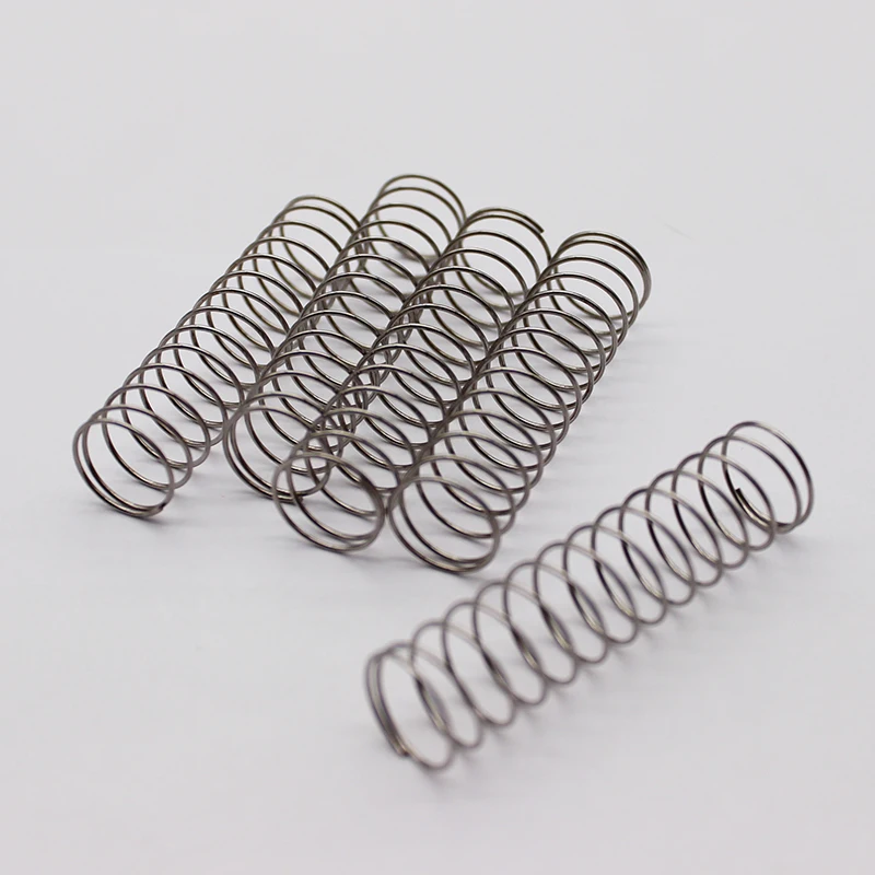 Stainless Steel Small Compression Springs Wire 0.8mm OD 15mm Length 60mm