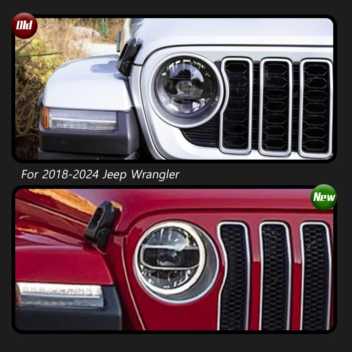 

TYPY автомобильные фары для Jeep Wrangler 2018-2024 светодиодные автомобильные лампы дневные ходовые огни динамические указатели поворота автомобильные аксессуары