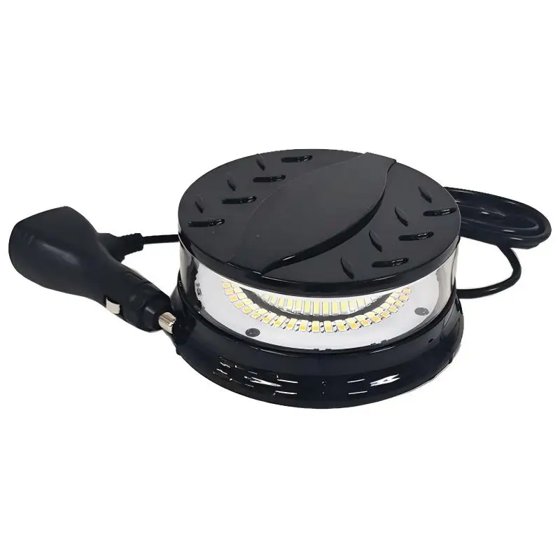 LAIKESI 28 Modes Magnetic LED Warning Beacon Light 360° High Brightness Amber Strobe Light with Memory Function