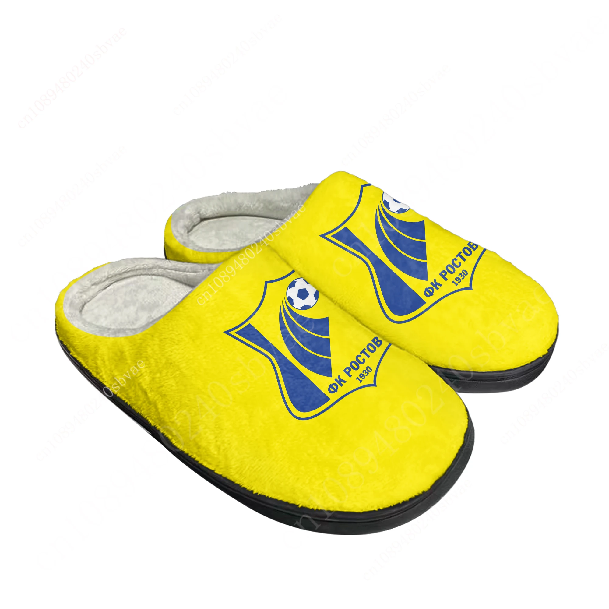 

Футбольный клуб "Ростов" FC Rostov Cotton Slippers Men Women Plush Casual Warm Home Bedroom Shoes Thermal Customized Shoe