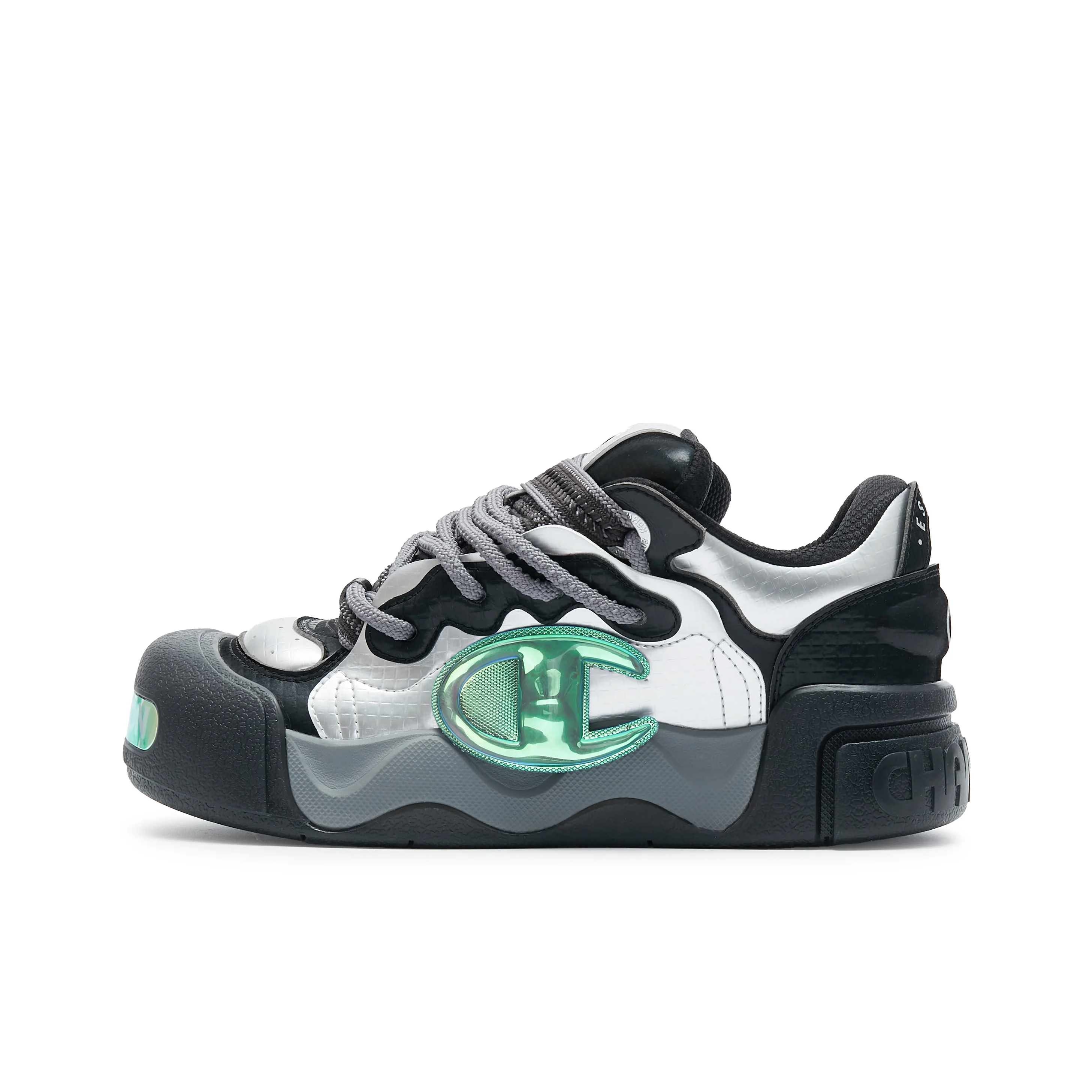 Champion Puffy Shoes AutoSkate V1 Chaussures de skateboard pour hommes Noir U4CFCTM03U1