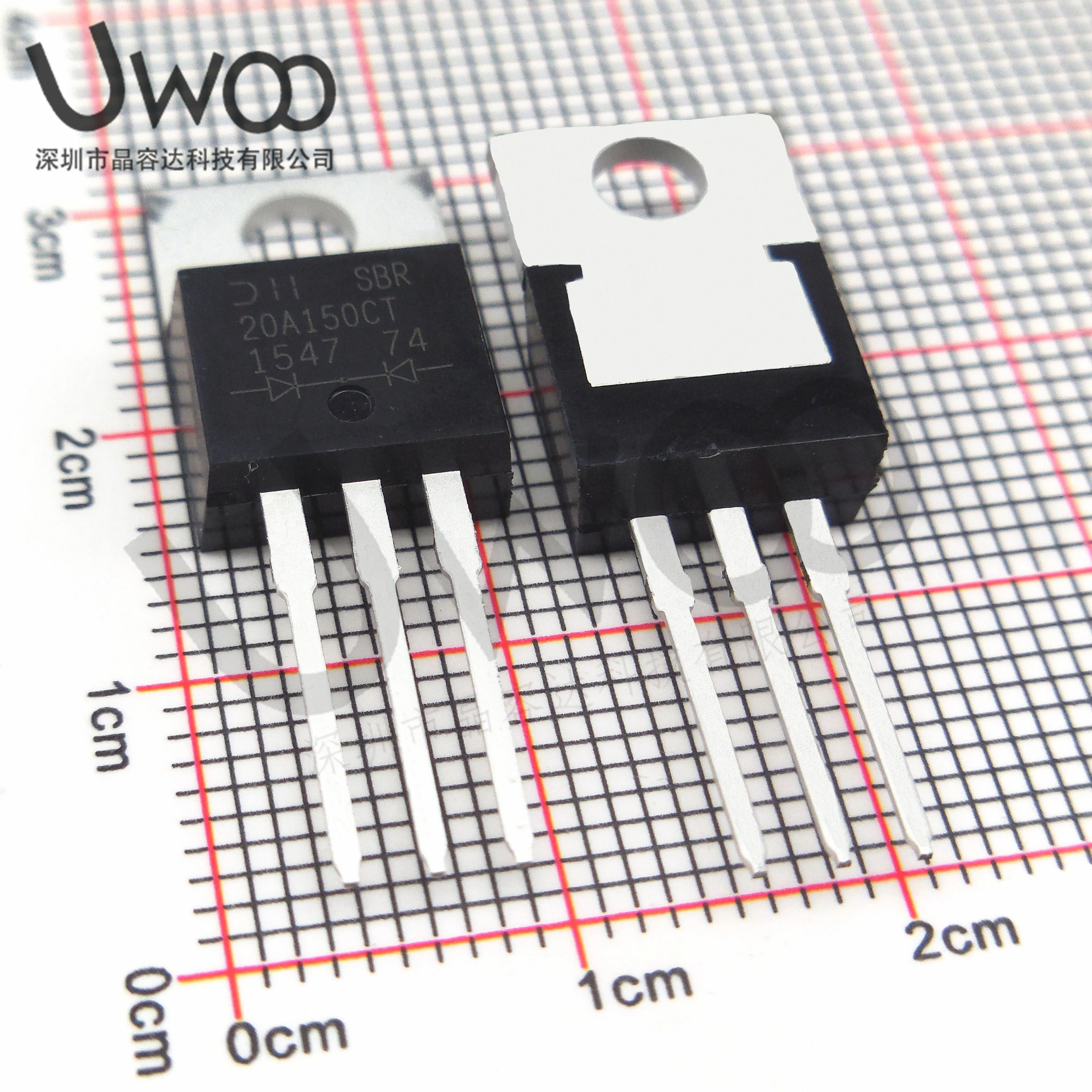 SBR20A150CT 20A150CT 20A 150V TO220, 10 Pièces/Lot