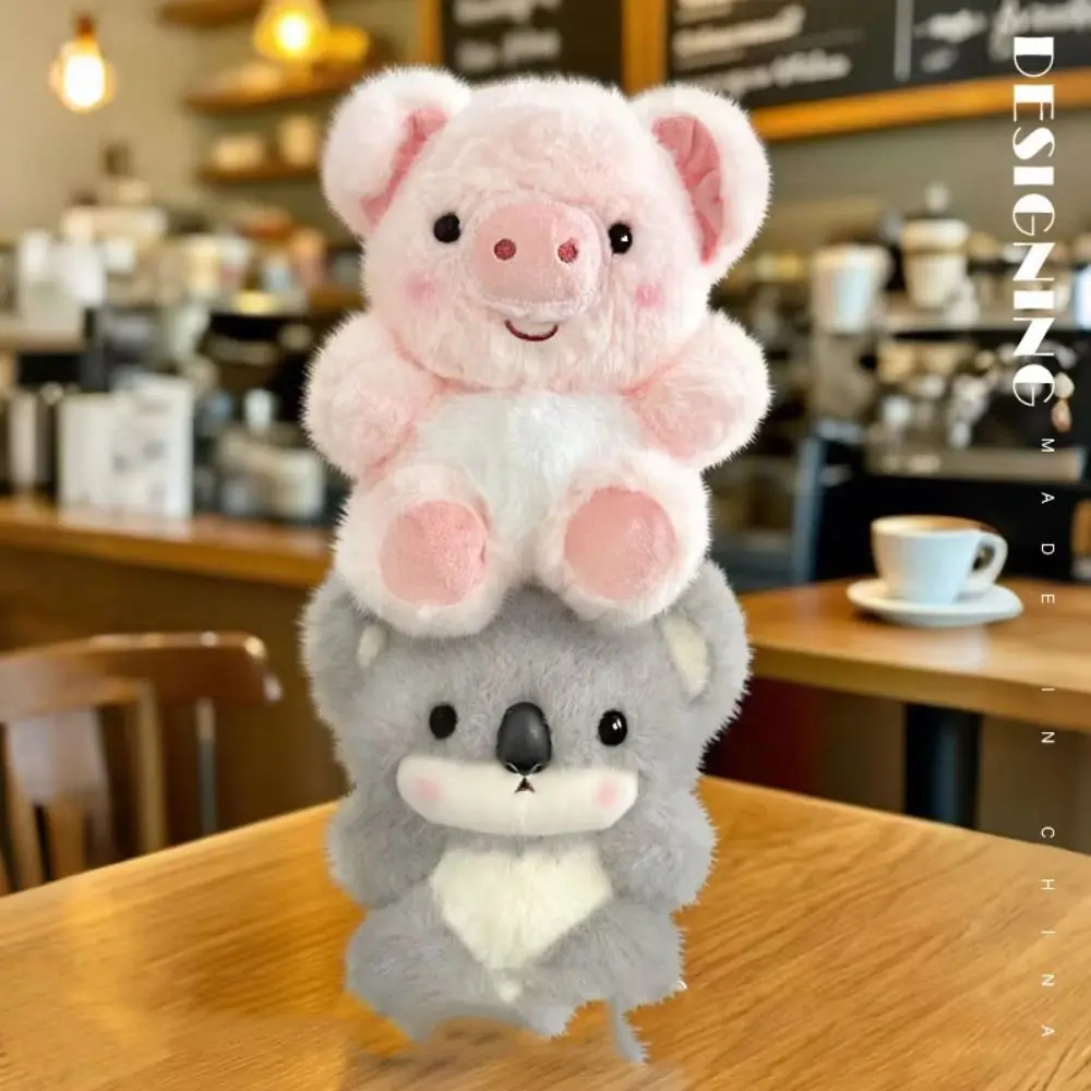 Kantoor Slapende Eend Simulatie Varken Knuffeldier Staande Koala Pop Kawaii Levensechte Olifant Pop Verjaardag Kerstmis