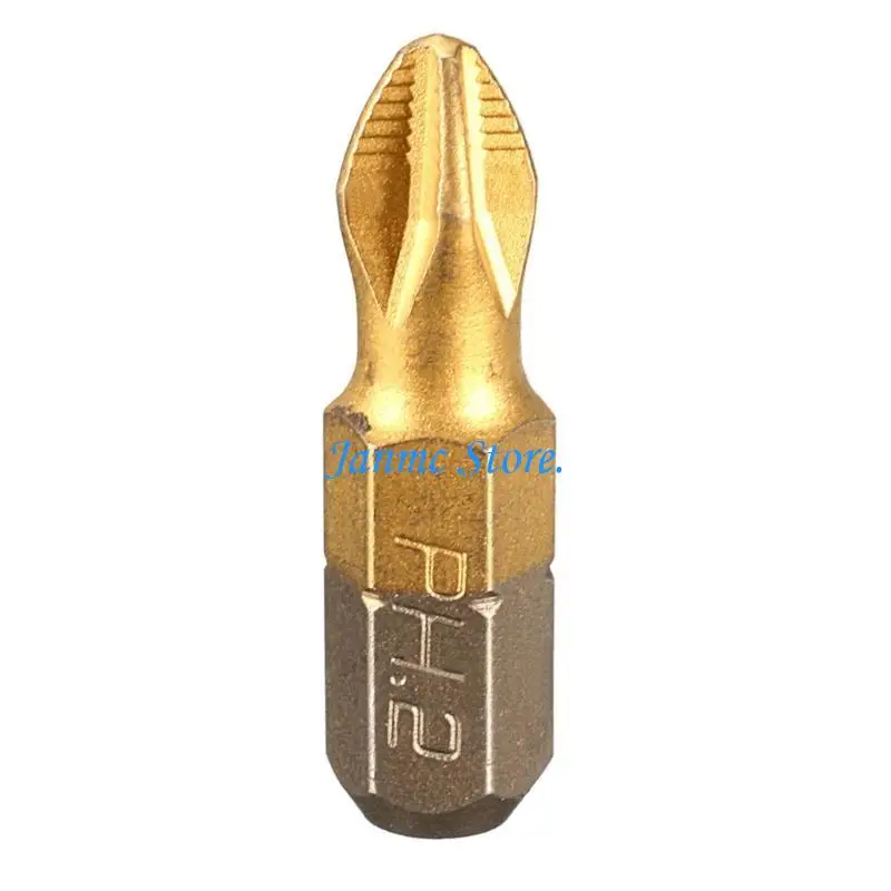 PH2 Screwdriver Bit Set for Fastening Tasks 1/4inch Hexs Shank 25mm Length LX0C
