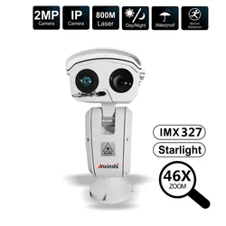 Outdoor 2MP PTZ IP Camera 1080P Night Vision 800M Laser IR 46X Optical Zoom Video Surveillance Security Camera