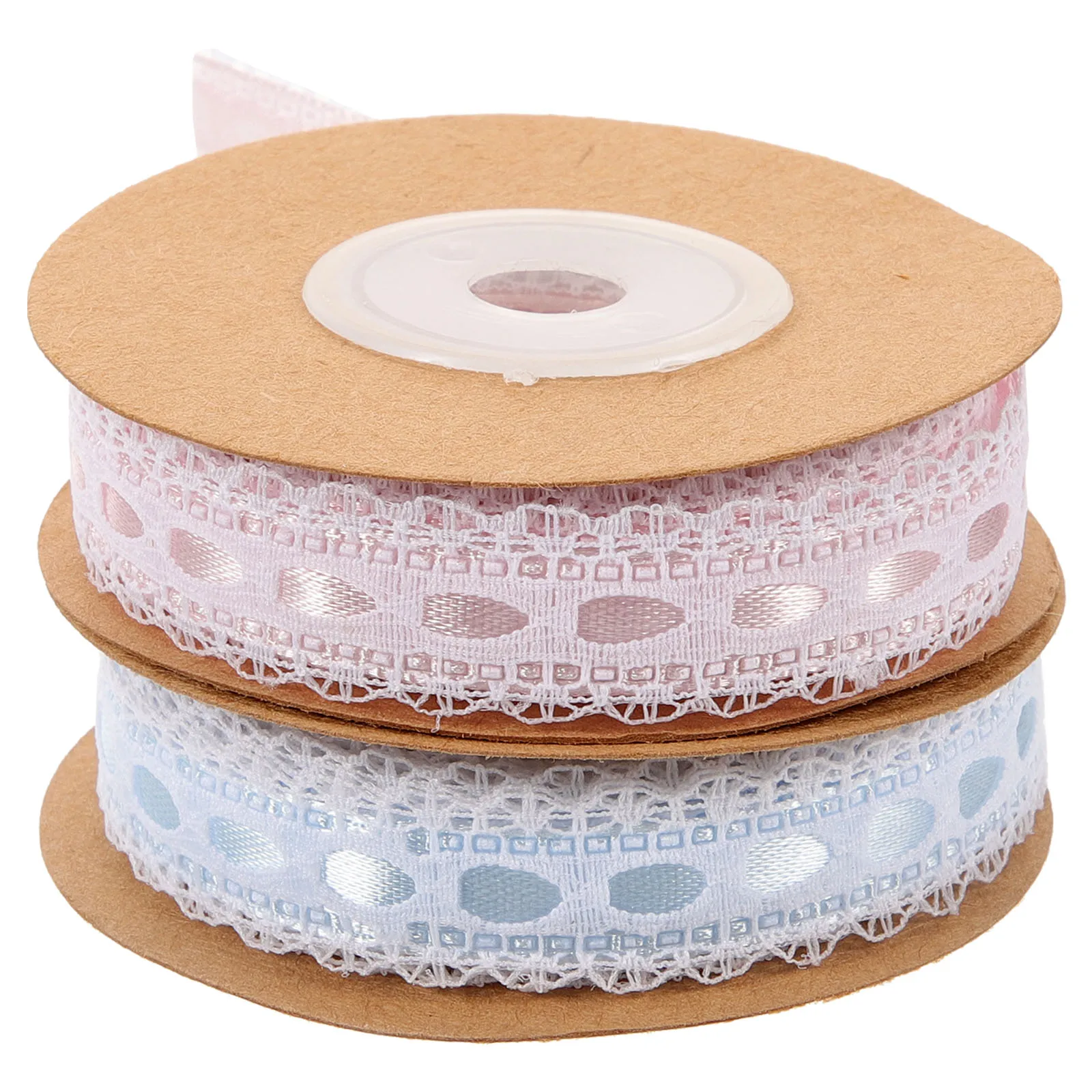 

2 Rolls Sewing Trim Elastic Clothing Lace Ribbon Diy Lace Trims Craft Supplies Decor Home Tailor Shop Dress Curtains Tablecloth