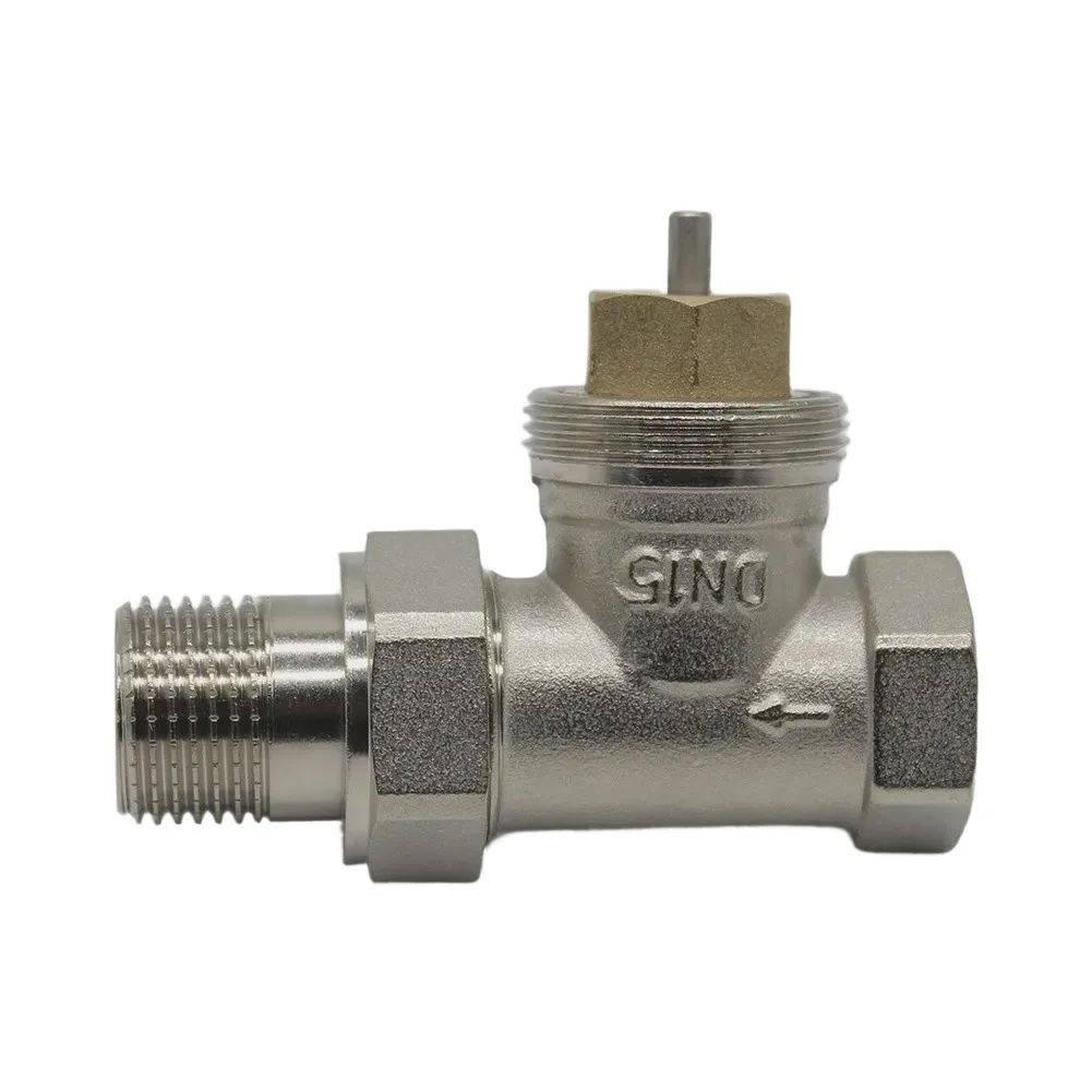 Radiator Thermostatic Control Valve Automatic Straight Type for Residential and Commercial Heating Applications