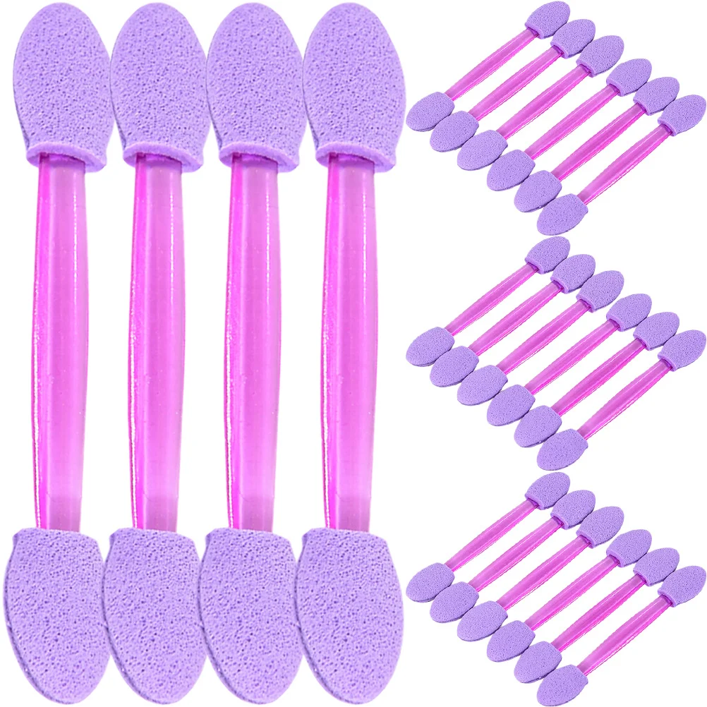 

50pcs Gradient Nail Sponge Applicator For Manicure Art Soft Diy Powder Tool, Nail Art Supplies, Wedge Sponge, Eyeshadow