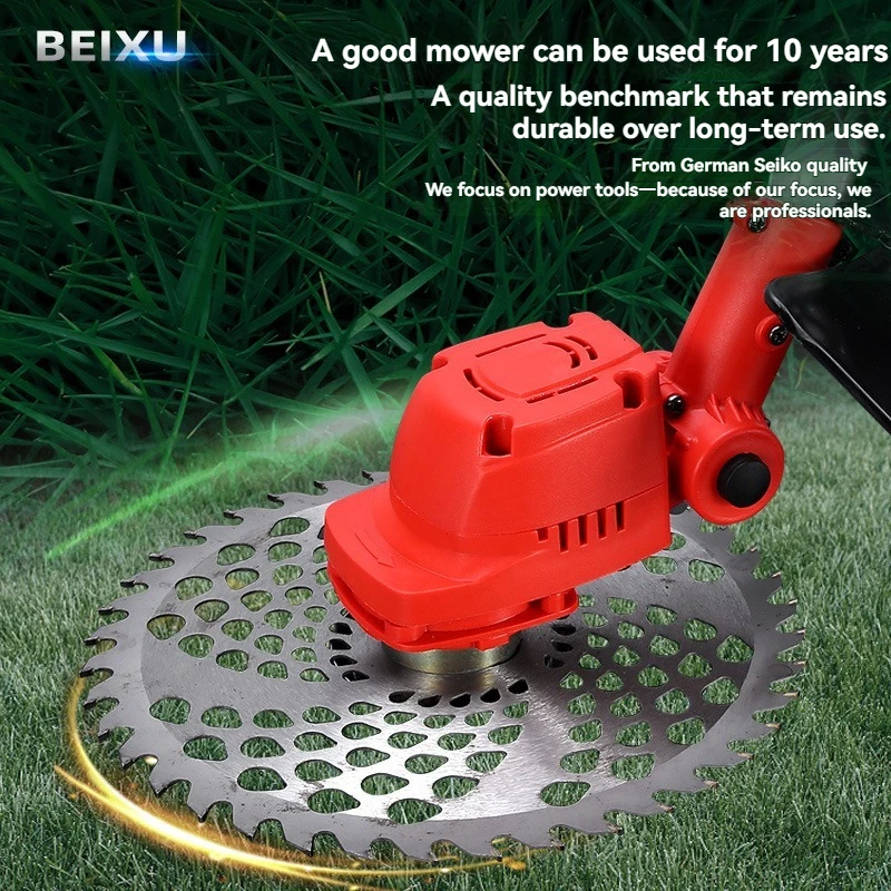 550W Brushless Cordless String Trimmer, High-Power Handheld Weed Eater & Grass Cutter, Rechargeable Electric Lawn Edger for Gard