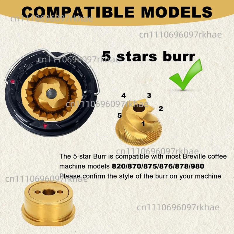 Conical Grinder Burr Replacement for Breville/Sage Barista Express Impress Espresso Touch BES870/875/876/860 Coffee Machine view 2