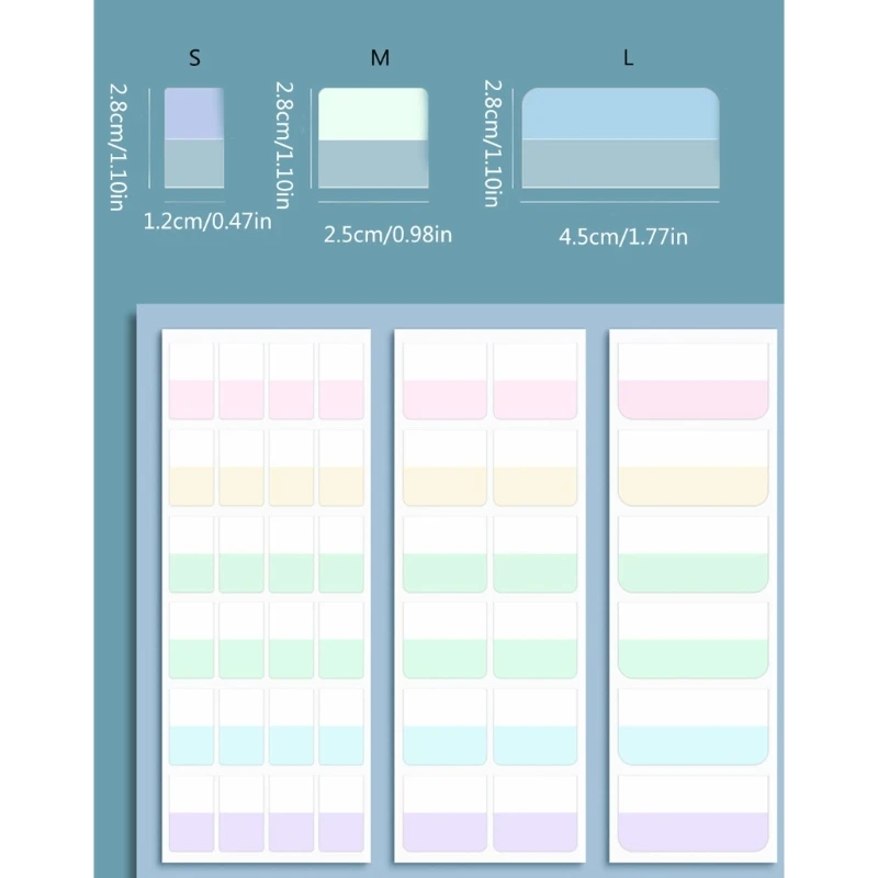 10 stuks zelfklevende sticky notes sticky index tabs lees tabs voor studenten