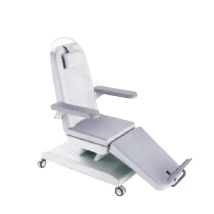 SY-O007 Hospital Adjustable Medical Patient Electric Motor Dialysis Chair Phlebotomy Dialysis 3 Position Donor Chair