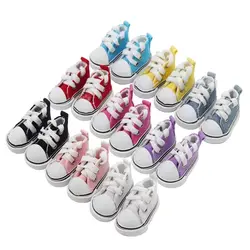 BJD Doll Accessories 5cm Shoes High Top Canvas Sneakers Fashion Casual Shoes for Doll BJD Suitable for 1/6 Dolls