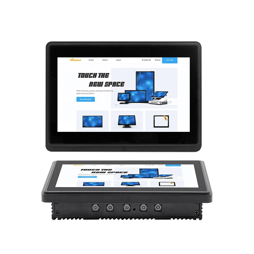 

IP65 Waterproof CCTV Industrial LCD Display Embedded 7 10 15 Inch Wall Mount Capacitive Industrial Touch Screen s