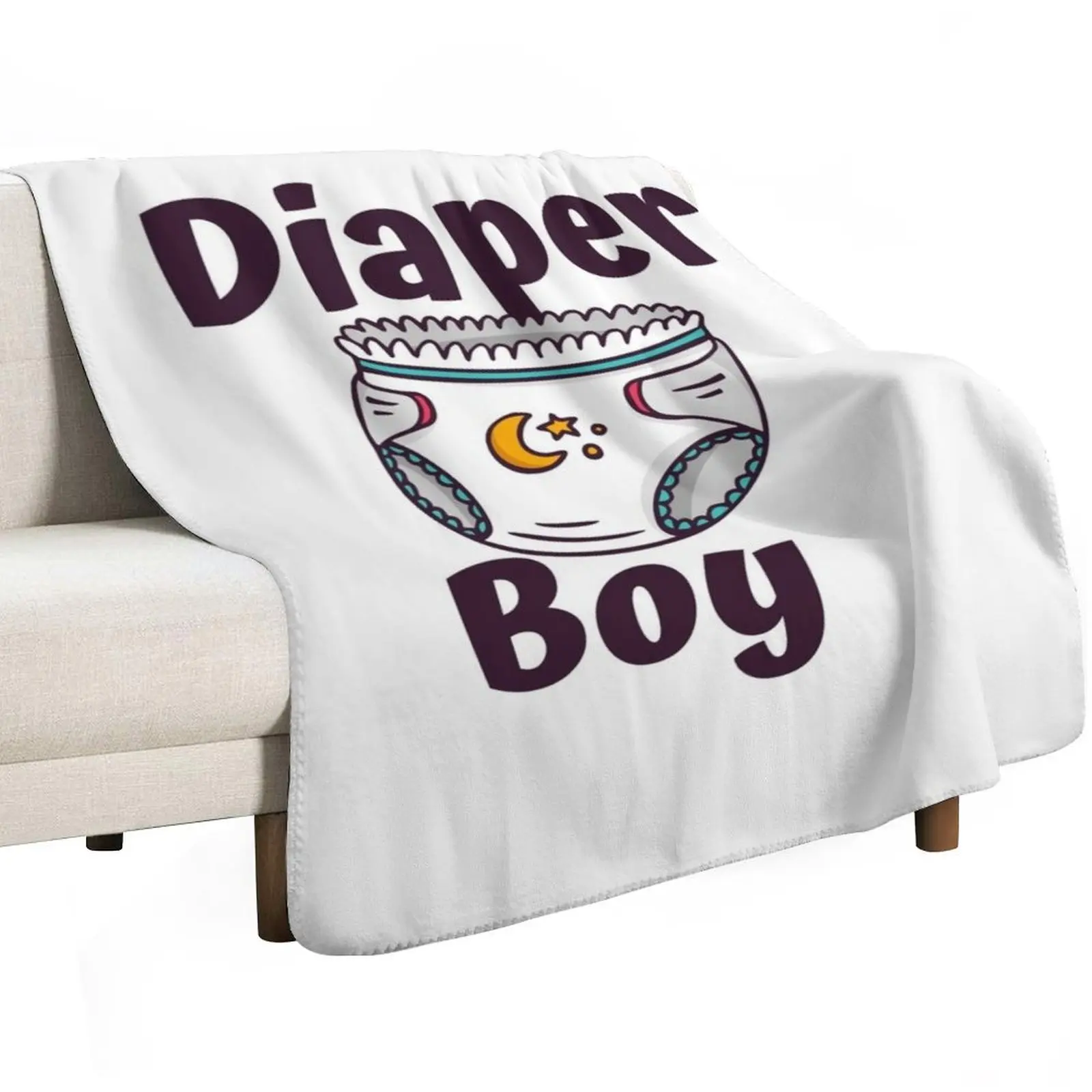ABDL Diaper Boy DDLG adult baby diaper Throw Blanket sofa bed For Sofa Thin Comforter Softest funny gift Heavy Blankets