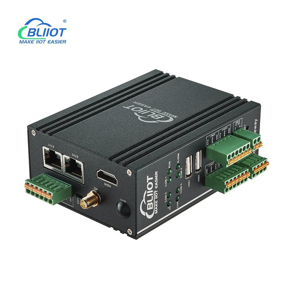 Bliiot-ARM Embutido Mini PC Linux Android FreeRTOS RS485 Saída de Entrada Analógica, 4G WiFi, Suporte BL304