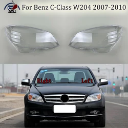 Car Front Headlight Lens Cover Auto Case Headlamp Lampshade plexiglass For Benz W204 C180 C200 C220 C250 C280 C300 2007-2010
