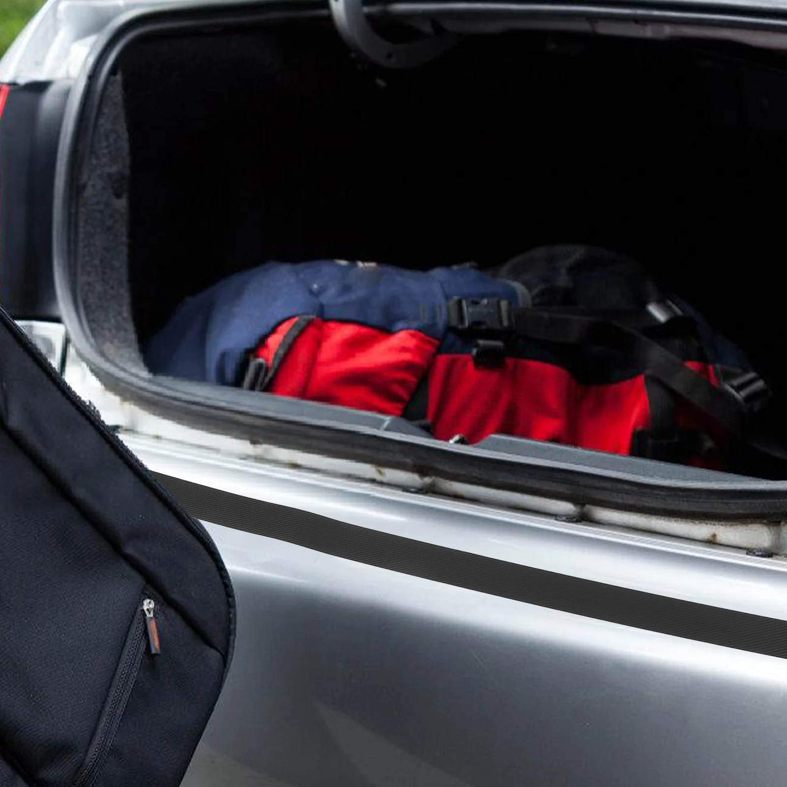 

Rear Bumper Protector Guard Carbon Fiber Car Tape for Bumper Trunk Protection Exterior Accessories for Cars Trucks