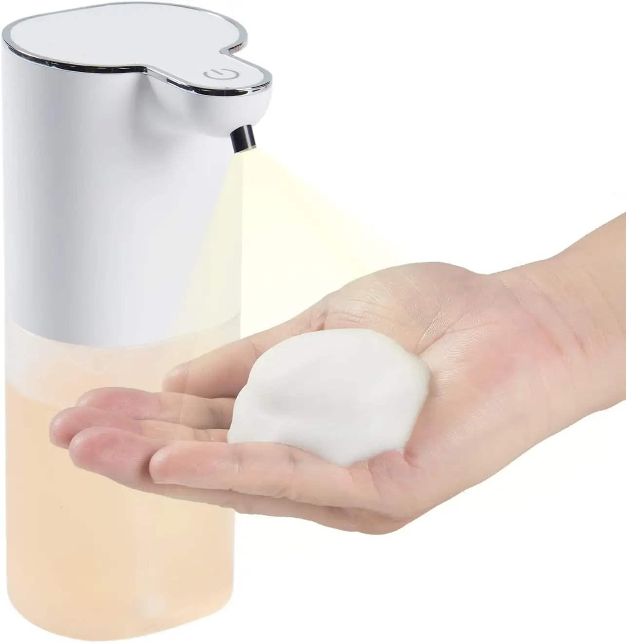 

Touchless Foam Soap Dispenser with 4-Level Adjustable Foam and 1200mAh Rechargeable Battery for Kitchen Bathroom