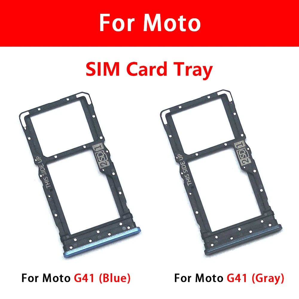 อะแดปเตอร์ที่ใส่ถาดซิมช่องเสียบบัตร SD การ์ดสำหรับ Moto G22 G30 G41 G50 G60 G100โทรศัพท์ที่ใส่ SD ถาดใส่การ์ดพร้อมเครื่องมือ