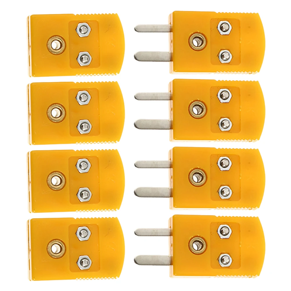 

2 Pairs Type Thermocouple Cable Wire Connector Male Female Connectors High Temperature Measurement Cable Wire Electrical