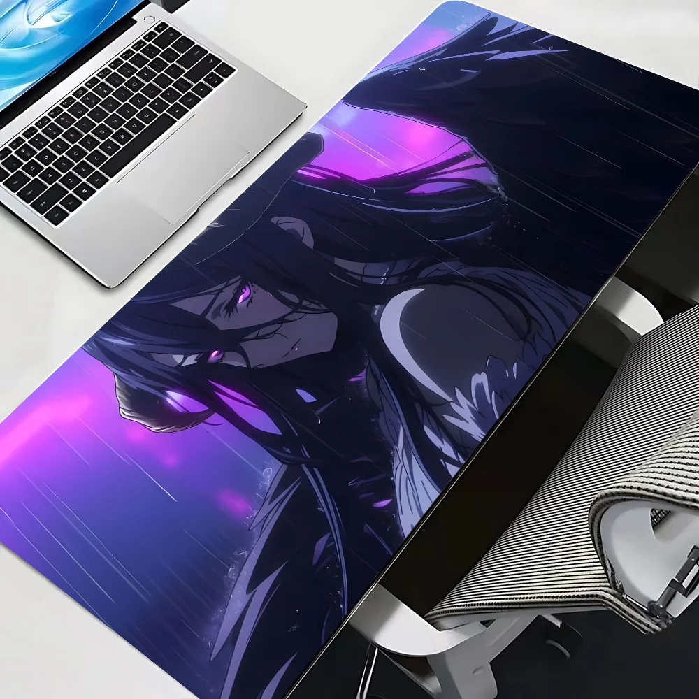 Anime Overlord Albedo Mousepad Mause Pad Mouses Rug Office Accessories Desk Mat Mousepad Keyboard Gaming Pc Mats Large Carpet