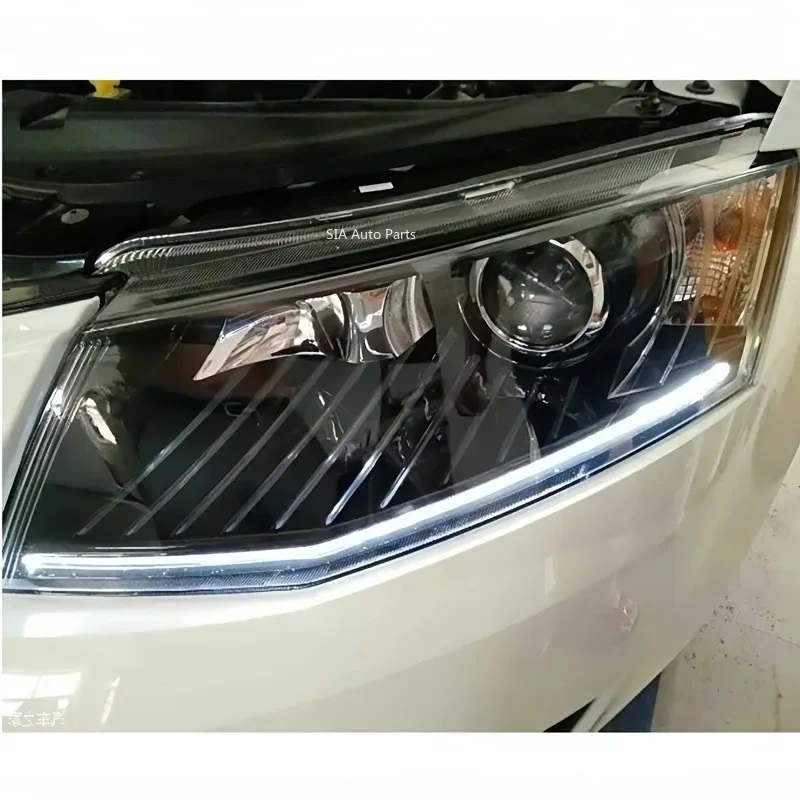 

Для VW Skoda Octavia 2015-2017 фара DRL трубка акриловая трубка световая направляющая полоса DRL полоса LightGuide Plate LightStrip
