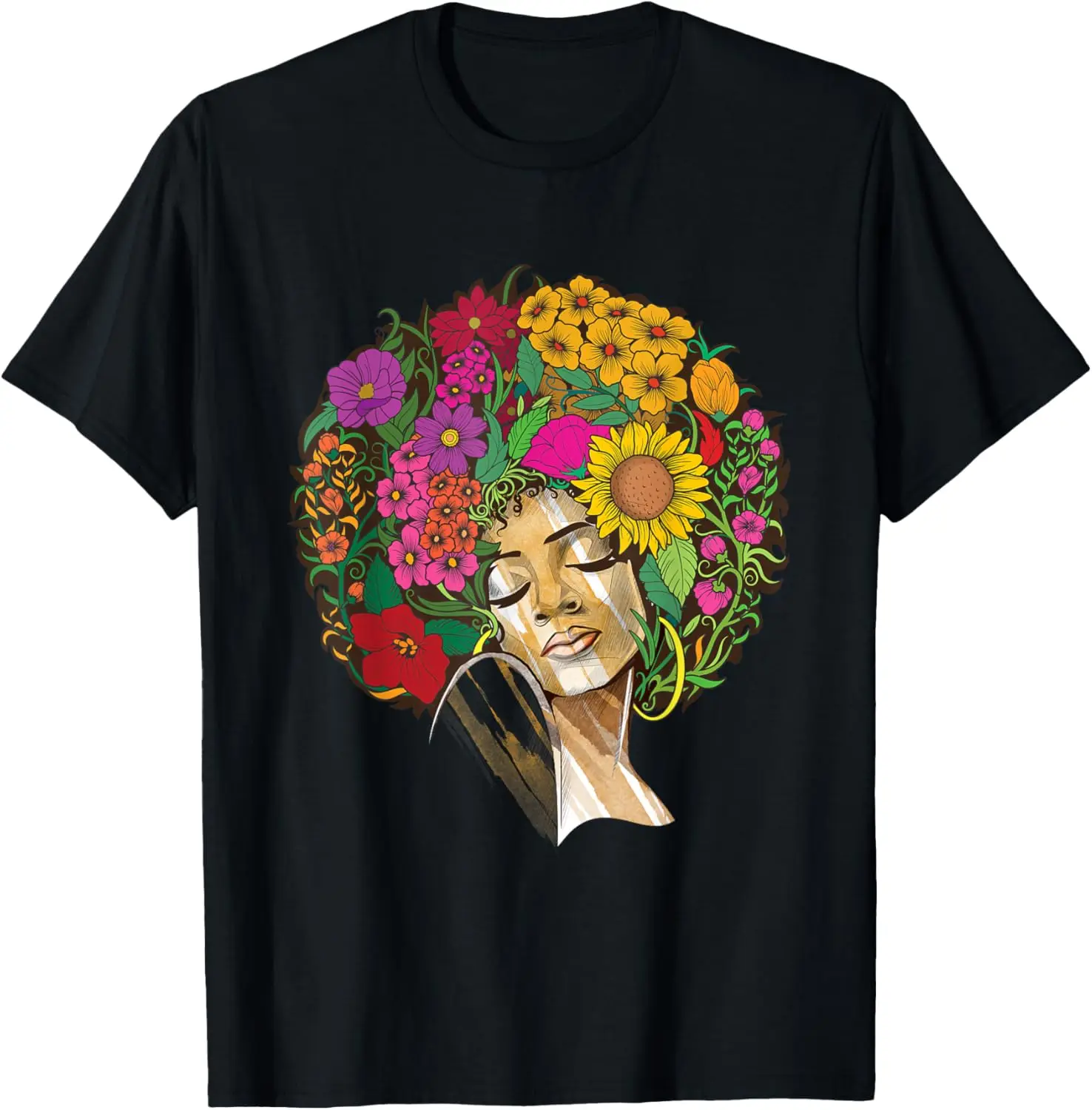 

Afro American Women Melanin Queen African American Women T-Shirt