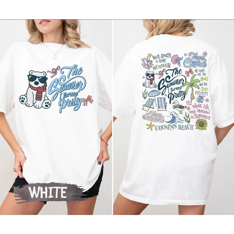 Cousins Beach TSITP Fan Shirt Team Conrad Junior Mint Bear Tee Summer Romance T-shirt Summer Turned Pretty Movie Shirt