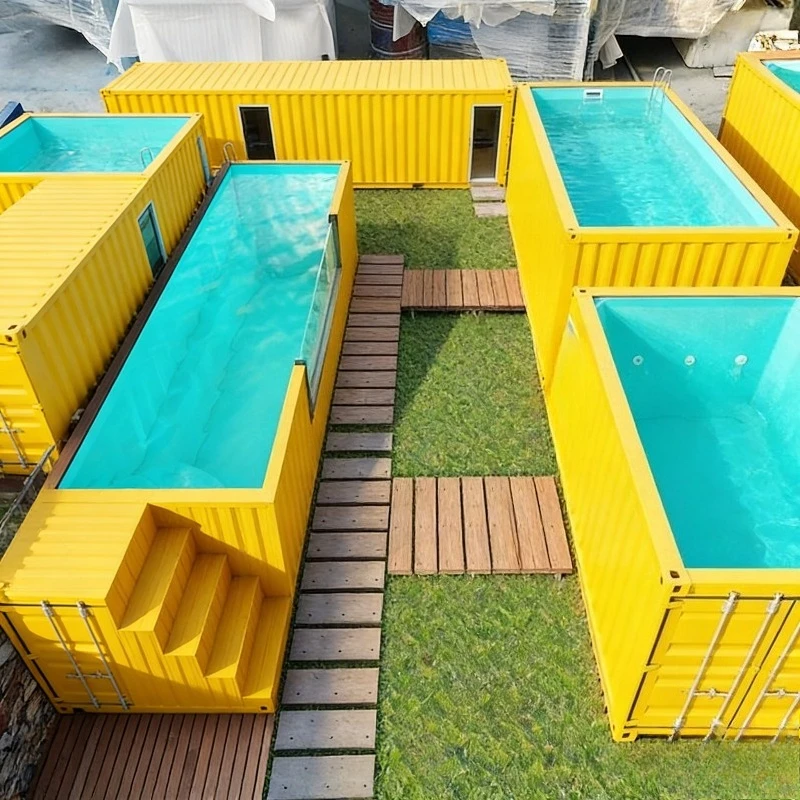 Standard Modular Container Pool Simple Assembly Process Customized Configuration Easy Installation and Use  Outdoor Recreation