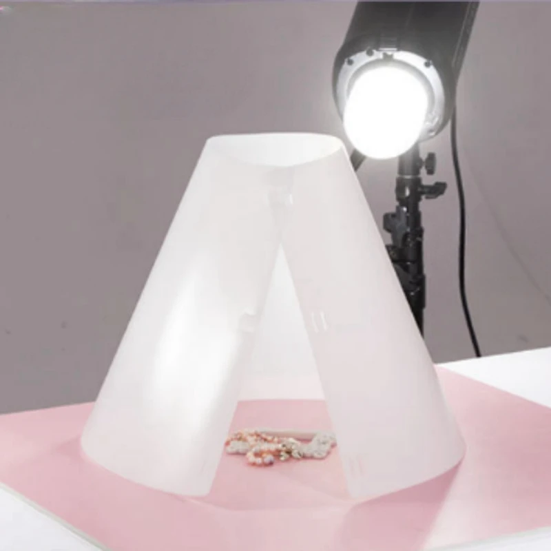 Conical Diffuser Photography Accessories Light Softbox Portable Assembly Prop for Jewelry Product Spotlight Studio Kit