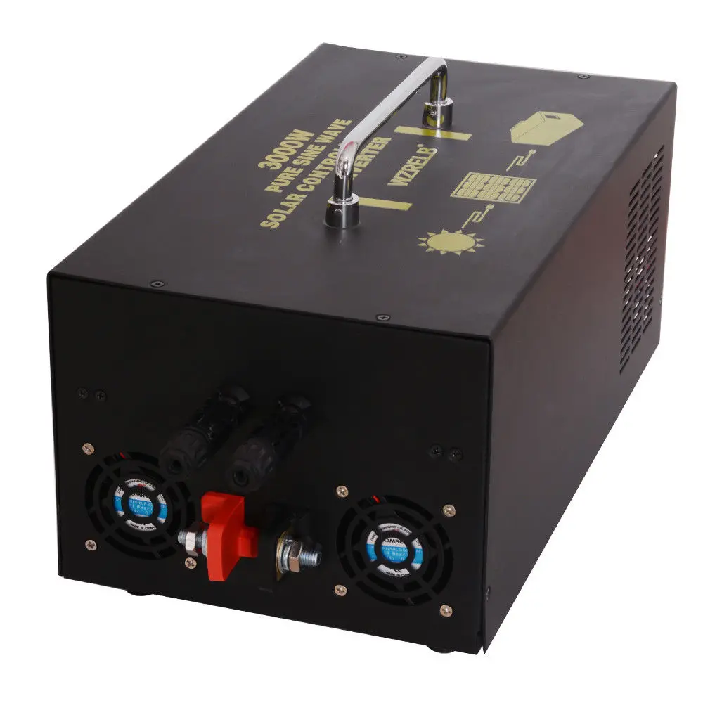 Reliable 2.5kW Pure Sine Wave Hybrid Solar Inverter 12V 24V 36V DC to 210v 220v 230v AC&DC Off Grid Power Converter