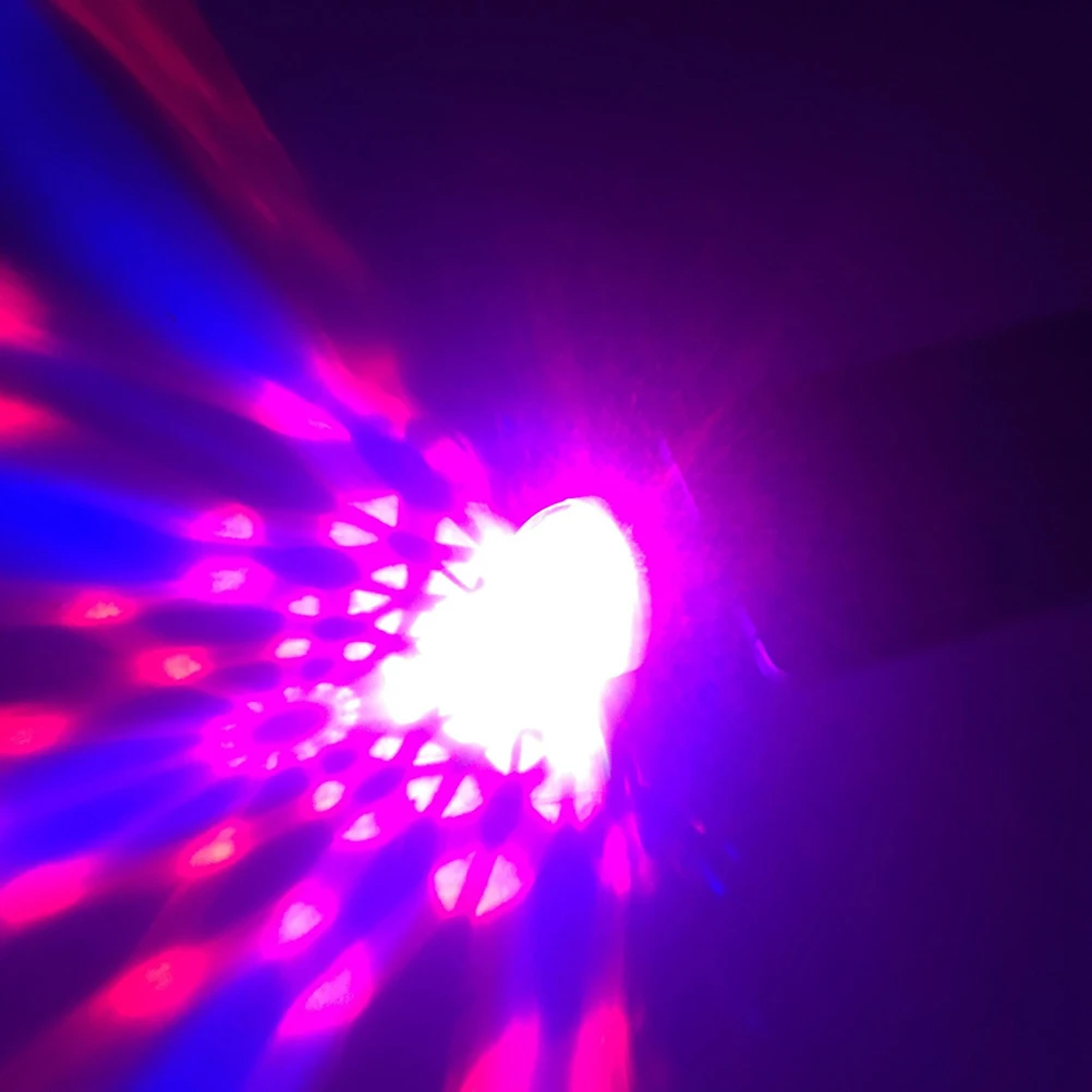 LED Light Bright USB Disco Stage Ball Light Lights DJ Stage Karaoke Rotating Sound Effect