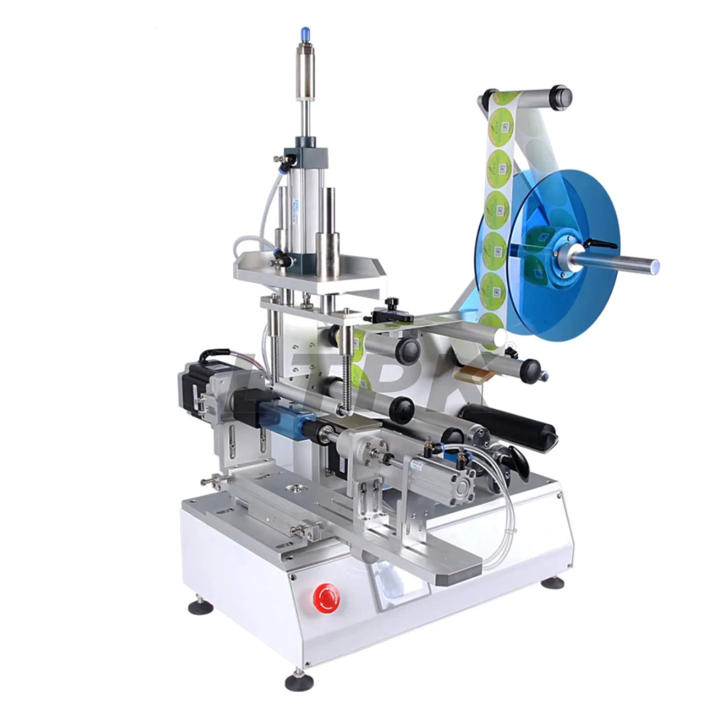 เครื่องติดฉลากสติกเกอร์แบบกลมและสี่เหลี่ยมสำหรับขวดเบียร์ ขวดน้ำ