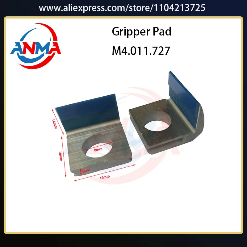 

10 шт., высококачественный захват M4.011.727 SM74, захват Heidelberg SM52, захват M4.011.727/02