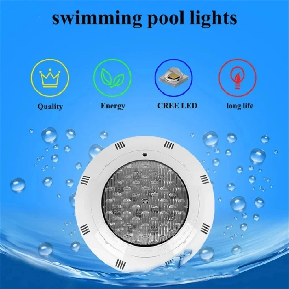 Led Rgb Onderwater Spotlight Met Afstandsbediening Ip68 Dc 12V 12W 18W 24W 35W 45W Waterdicht Voor Buitentuin Vijver Zwembad