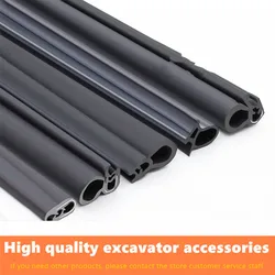 For SANY SY KOMATSU PC HITACHI ZX ZAX CATERPILLAR CAT KOBELCO SK DOOSAN DH DX DAEWOO Cab door glass window tape sealing strip