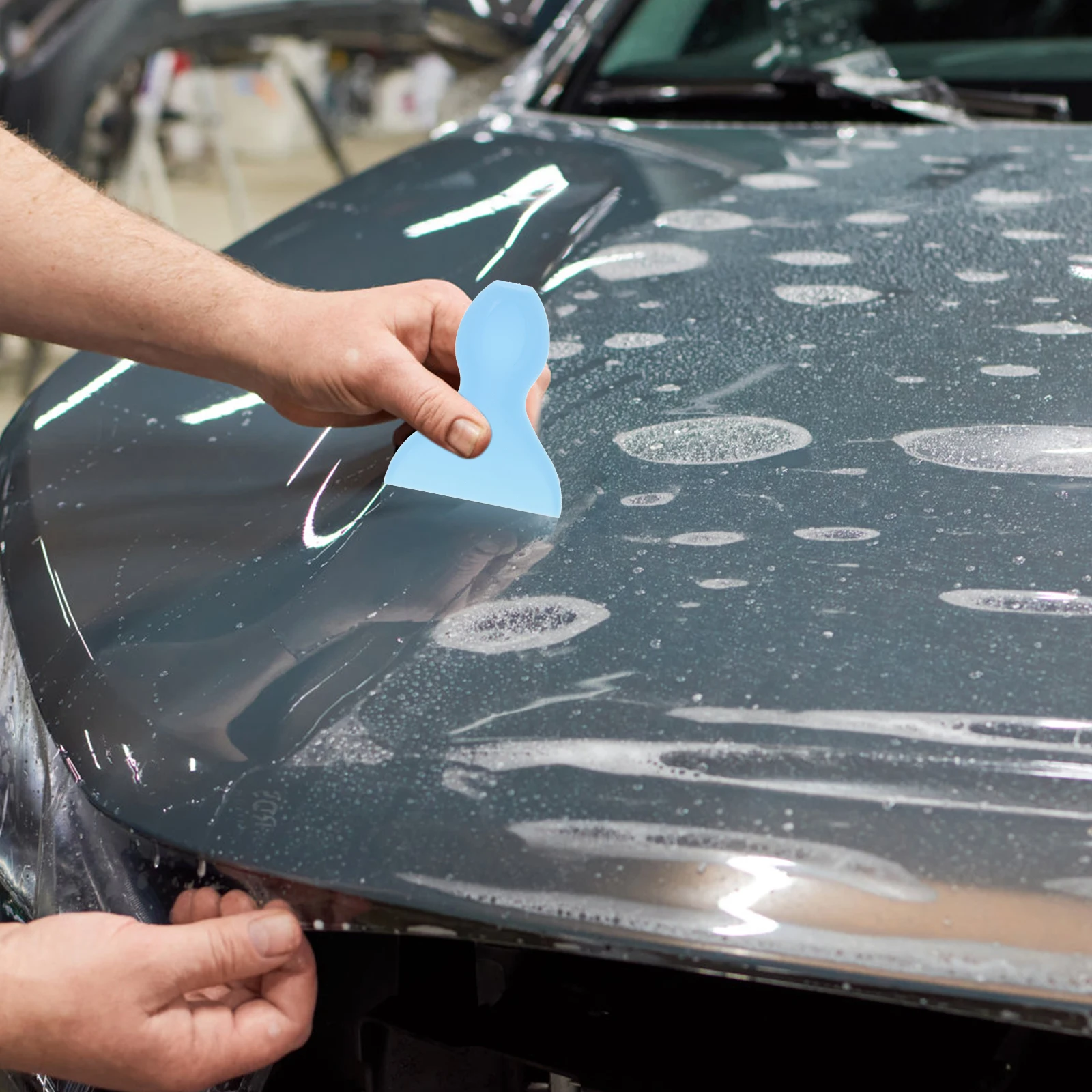 

4 Pcs Film Scraper Tool Plastic Auto Window Car Vinyl Squeegee Decal Applicator Accessories Vehicle