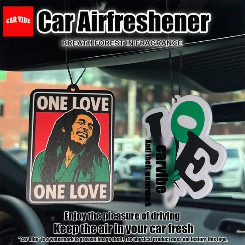 Bob Marley - ONE LOVE designs car fragrances, hanging rearview mirror fragrances, gifts for friends