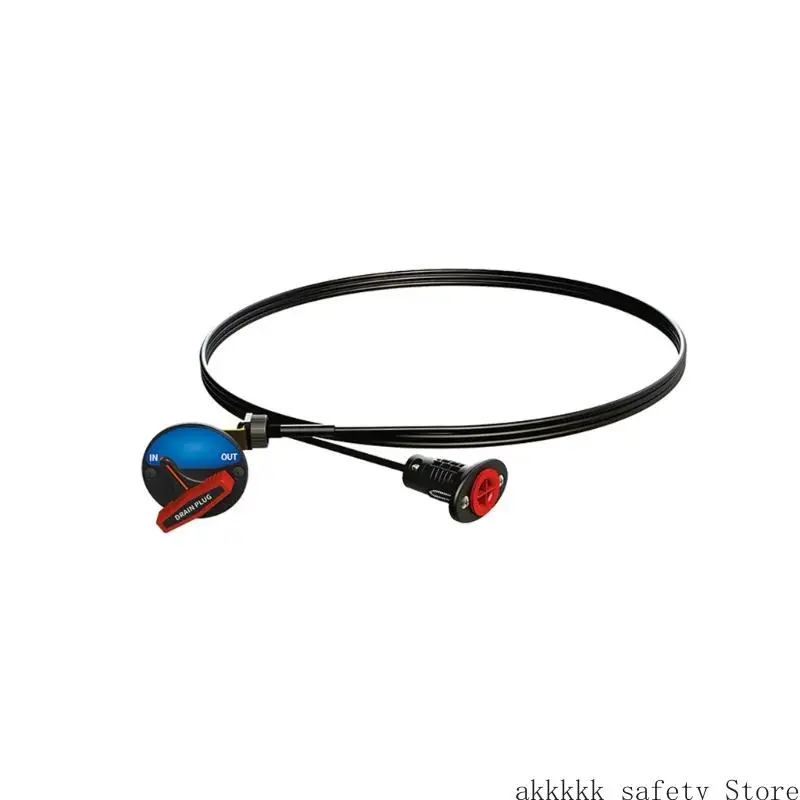 

XXFF Leak Proof Drain Plug Sealing System Remote Drain Plug Replacement Accessories 9.8ft Actuator for Boats Easy to Operate