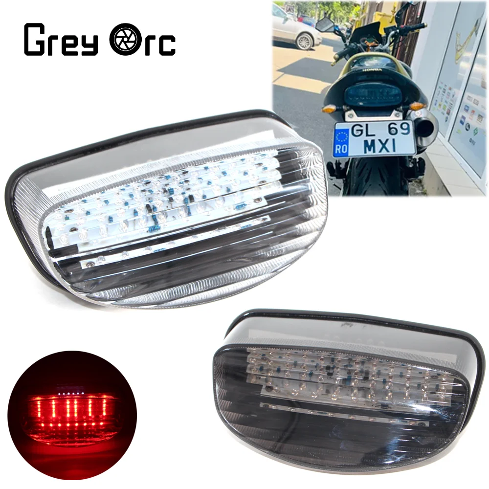 

Motorcycle 12V LED Taillight Turn Brake Signal Integration For Honda CBR1100XX HORNET 250 600 SUPER BLACKBIRD Accessories