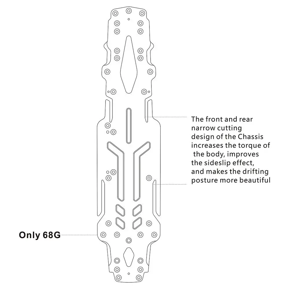 Custom Carbon Fiber Shock Tower with Lower Deck for MST FXX 2.0 S Chassis 1/10 Drift Car Kit