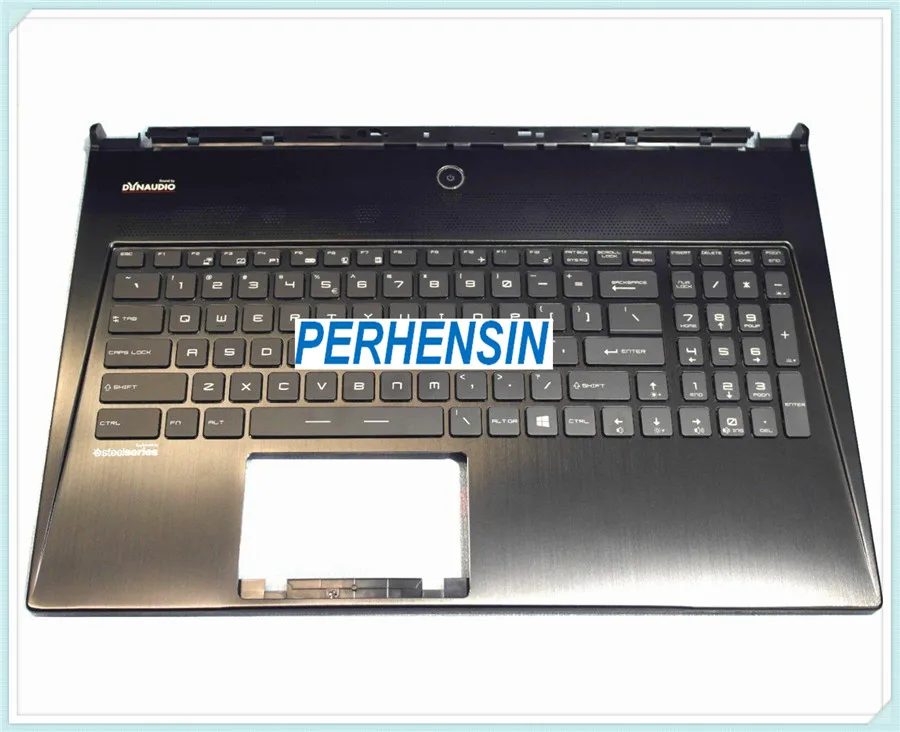 Teclado Ghost Pro Series Gaming Retroiluminado Capa Palmrest us Ms16h2 Ms-16h3 Ms-16h5 Ms-16h5