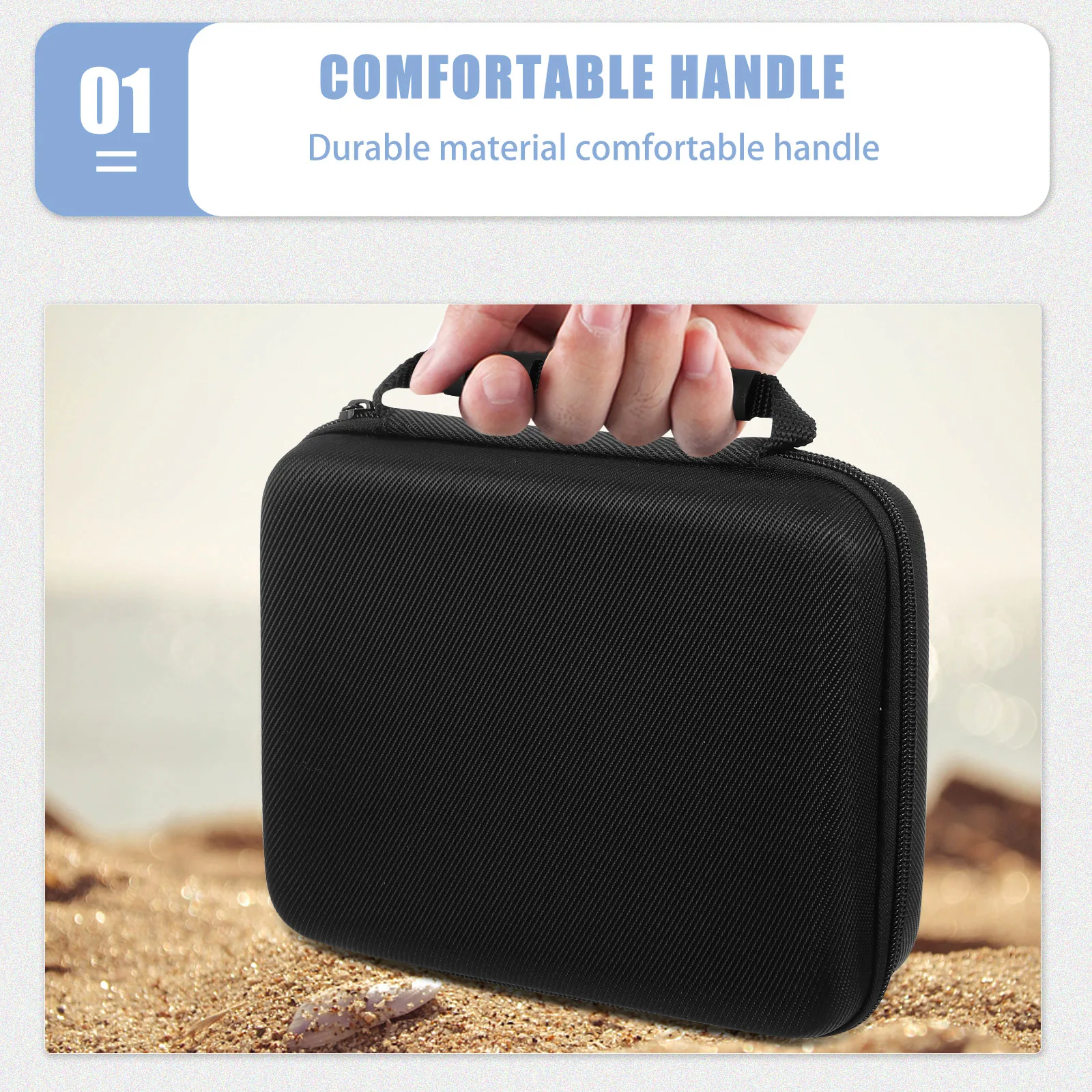 

Panoramic Storage Bag Hard Carrying Case Handbag Oxford Cloth EVA Pad Holder Pouch Accessories Gear